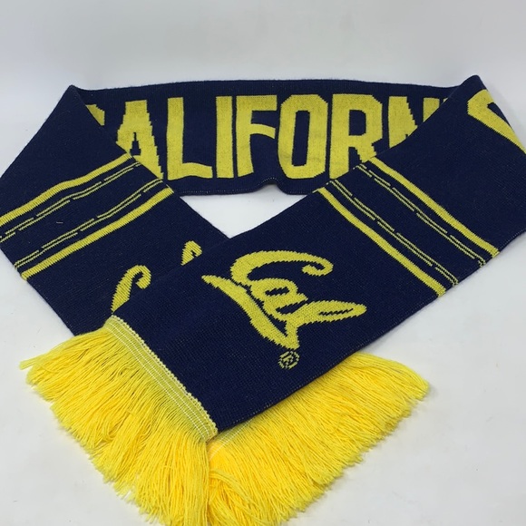 Accessories - University of California navy blue yellow scarf